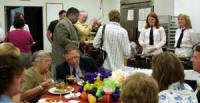 Lots of good eating went along with the active networking at Encore Catering.